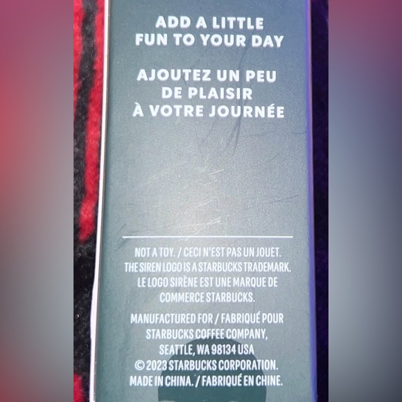 Starbucks Mini Cup Keychain | Studded Metalic Rainbow Fall 2023 - Picture 3 of 3